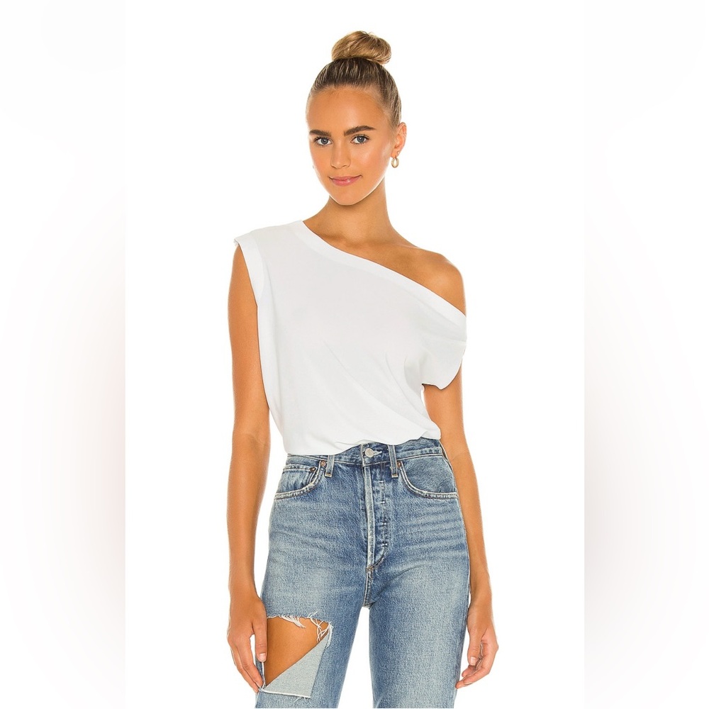 NWT Norma Kamali x Revolve Drop Shoulder Top